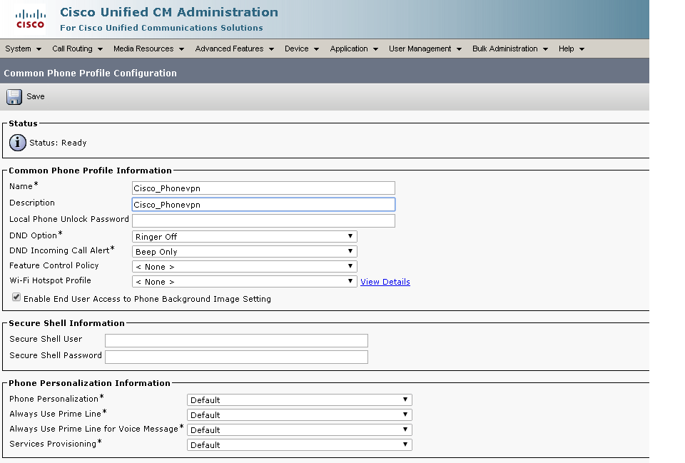 Cisco Unified IPPhone VPN Configuration IP Telephony Cisco Support