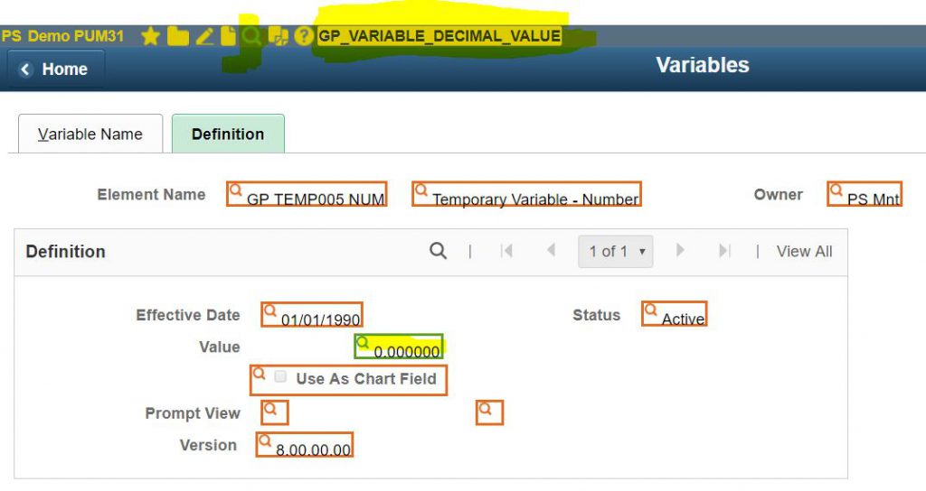 Identifying a Record/Field name from a Page control