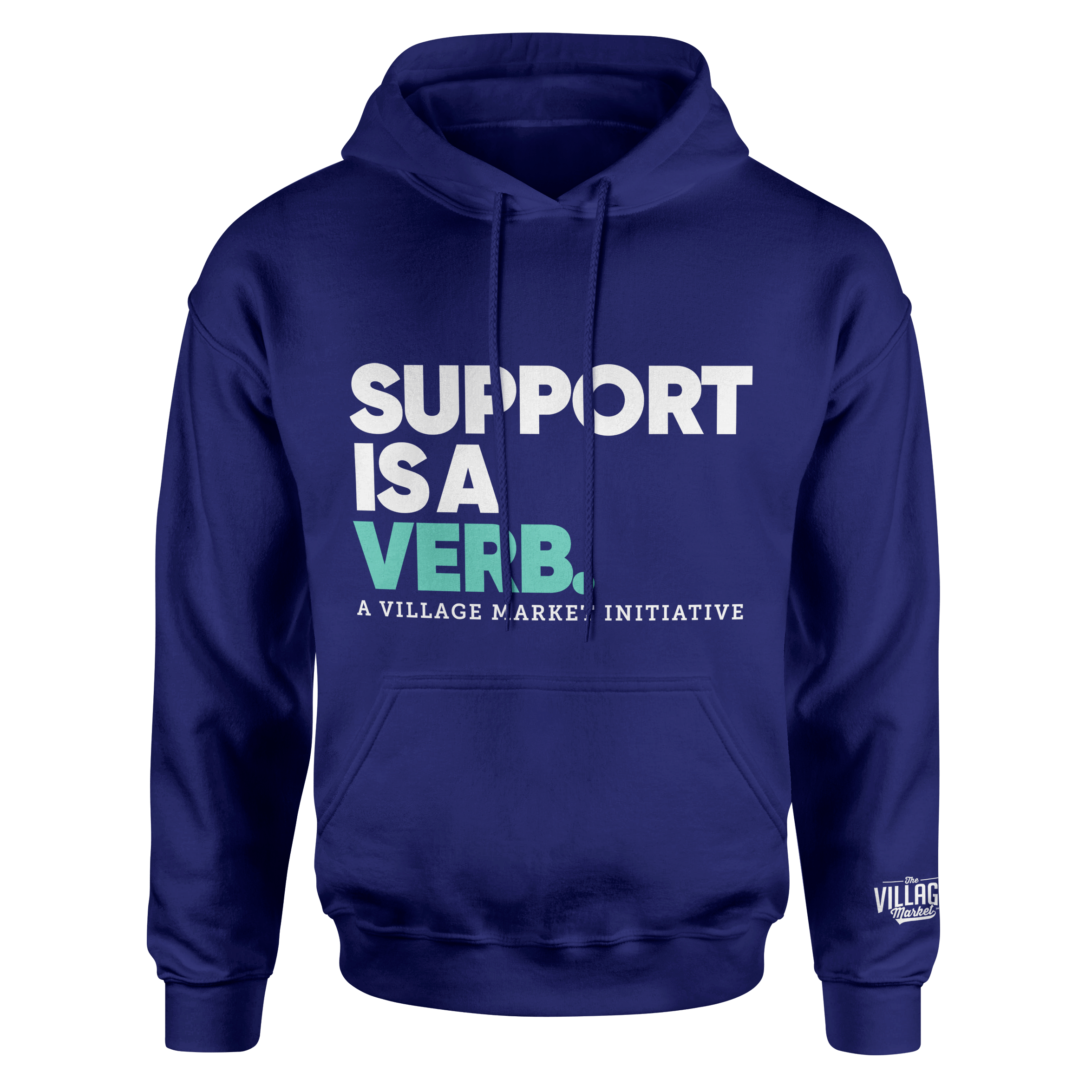 Support Is A Verb Hoodie (Unisex) Support Is A Verb
