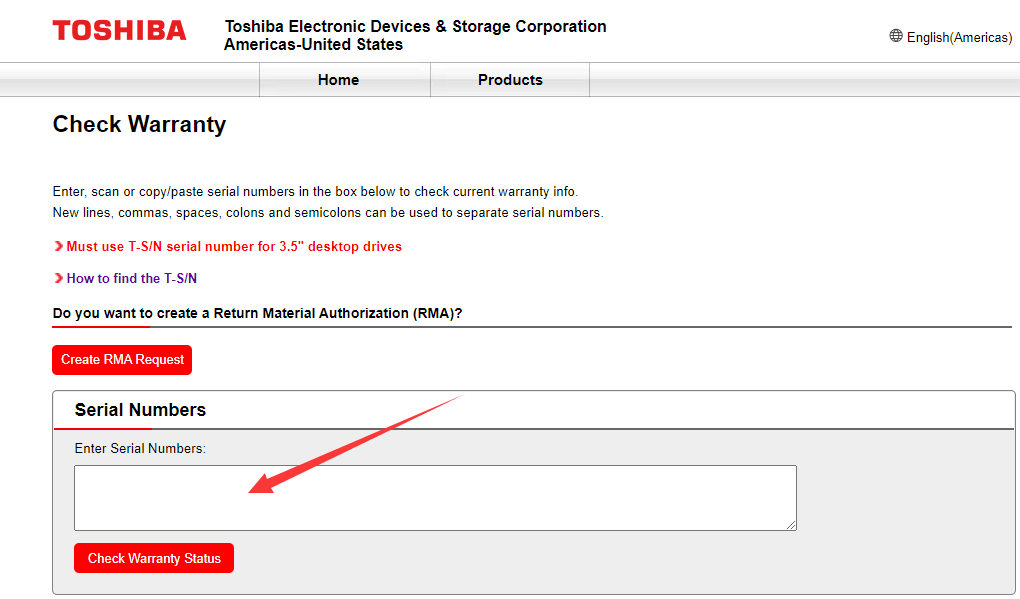 How to Use a Serial Number to Check the Warranty of Toshiba Internal