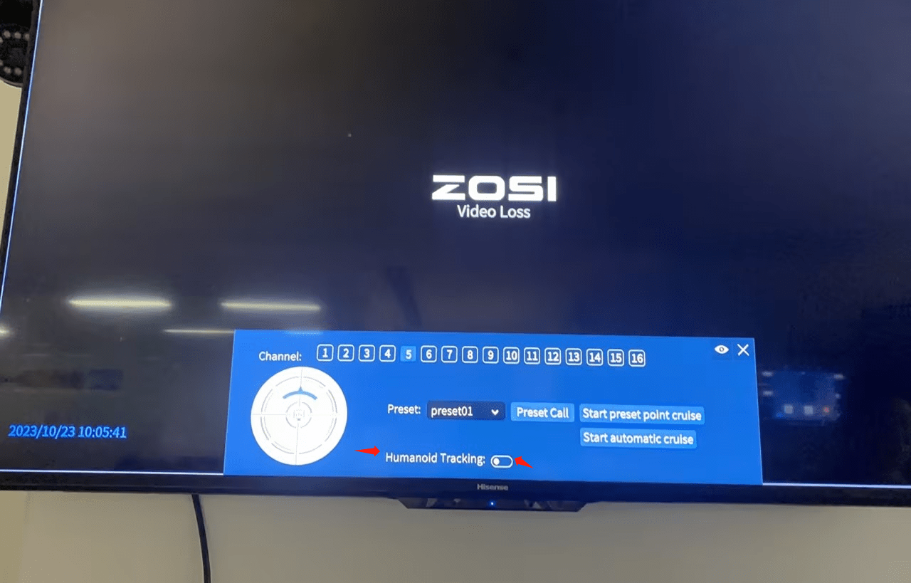 How to Set up Humanoid Tracking for Your Camera via the Zosi NVRs