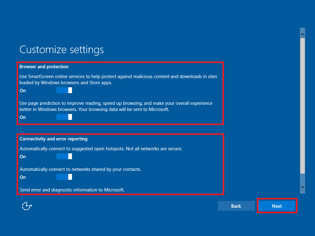 Initial setup of Windows 10 Microsoft Community