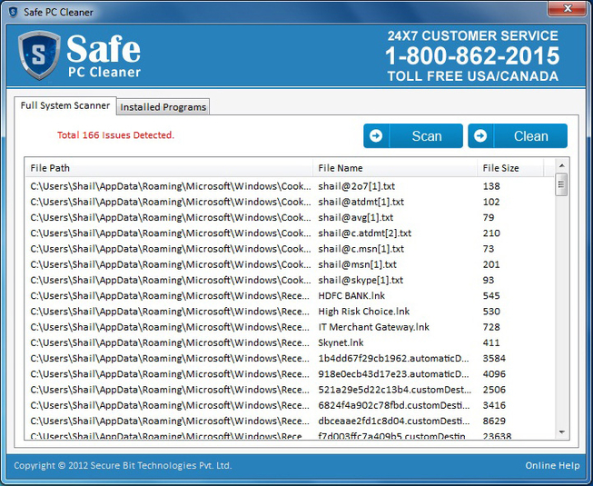 Supprimer Le virus Safe PC Cleaner Supprimer Spyware