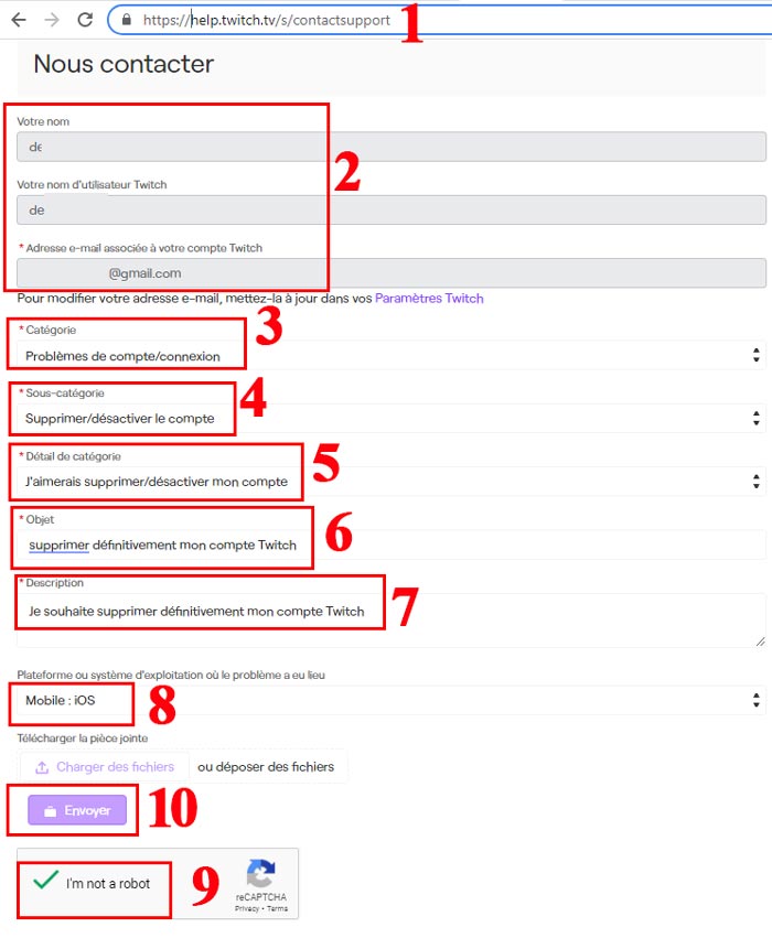 Comment supprimer définitivement un compte Twitch sur