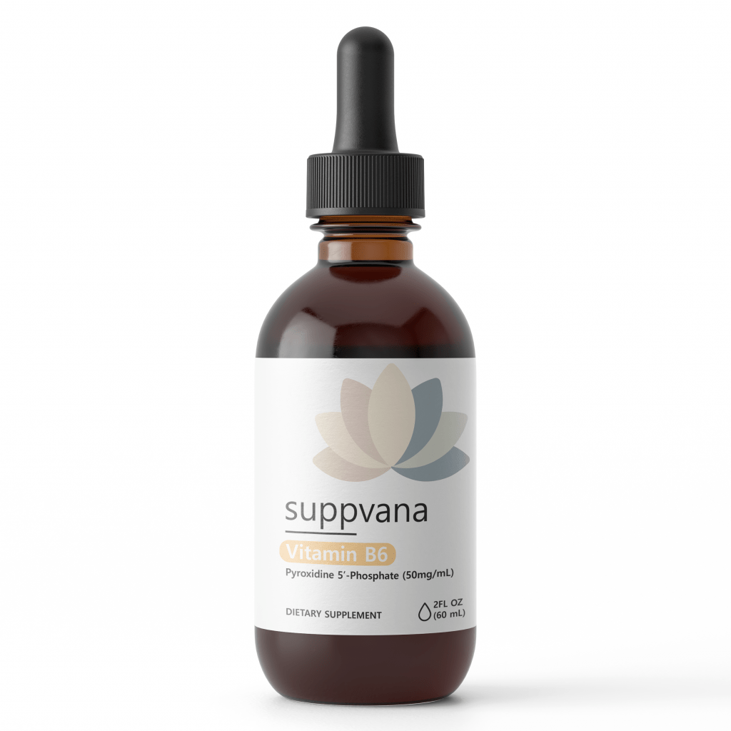 Vitamin B6 Pyridoxal Liquid (5Phosphate 50mg, 60 servings) Suppvana