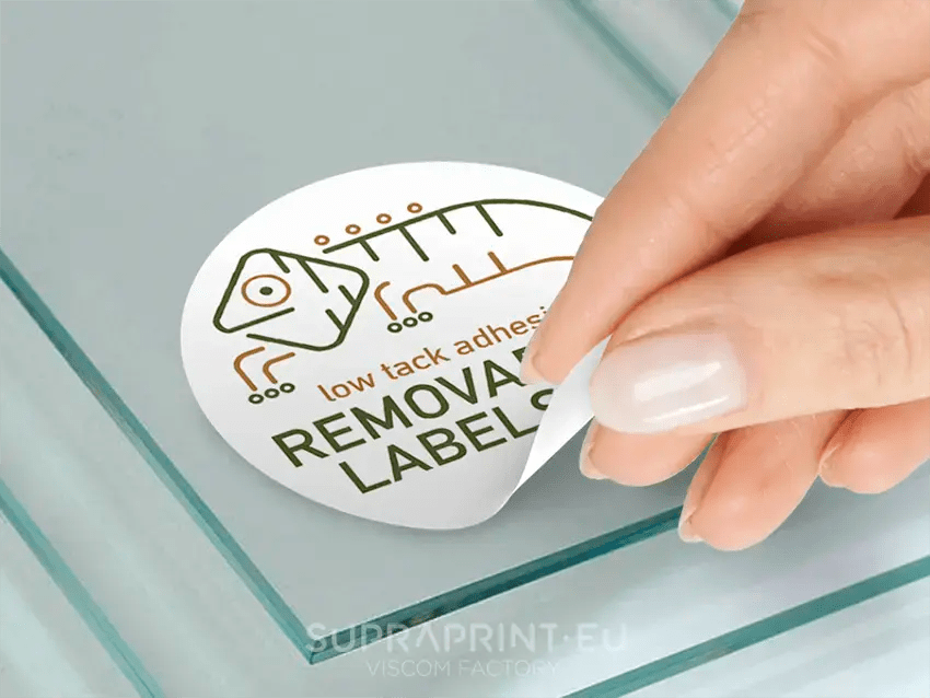 Removable Labels Supraprint24 Digital Large Format Printing