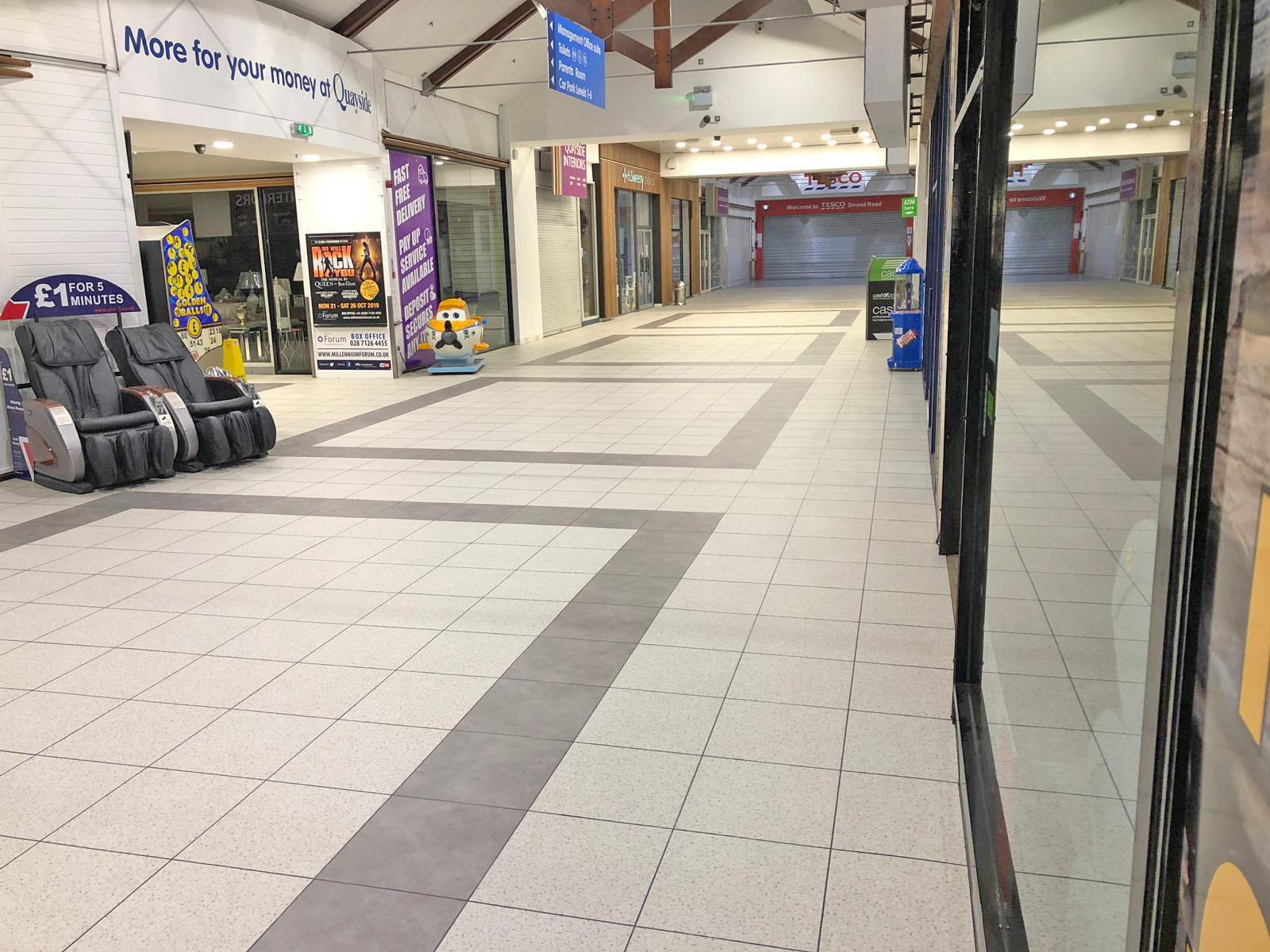 Shopping Mall Floor SupraTile Floor System