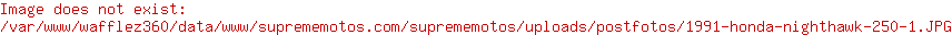 1991 HONDA NIGHTHAWK 250
