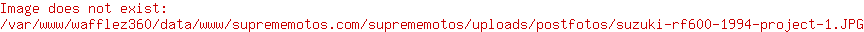 SUZUKI RF600 1994 PROJECT
