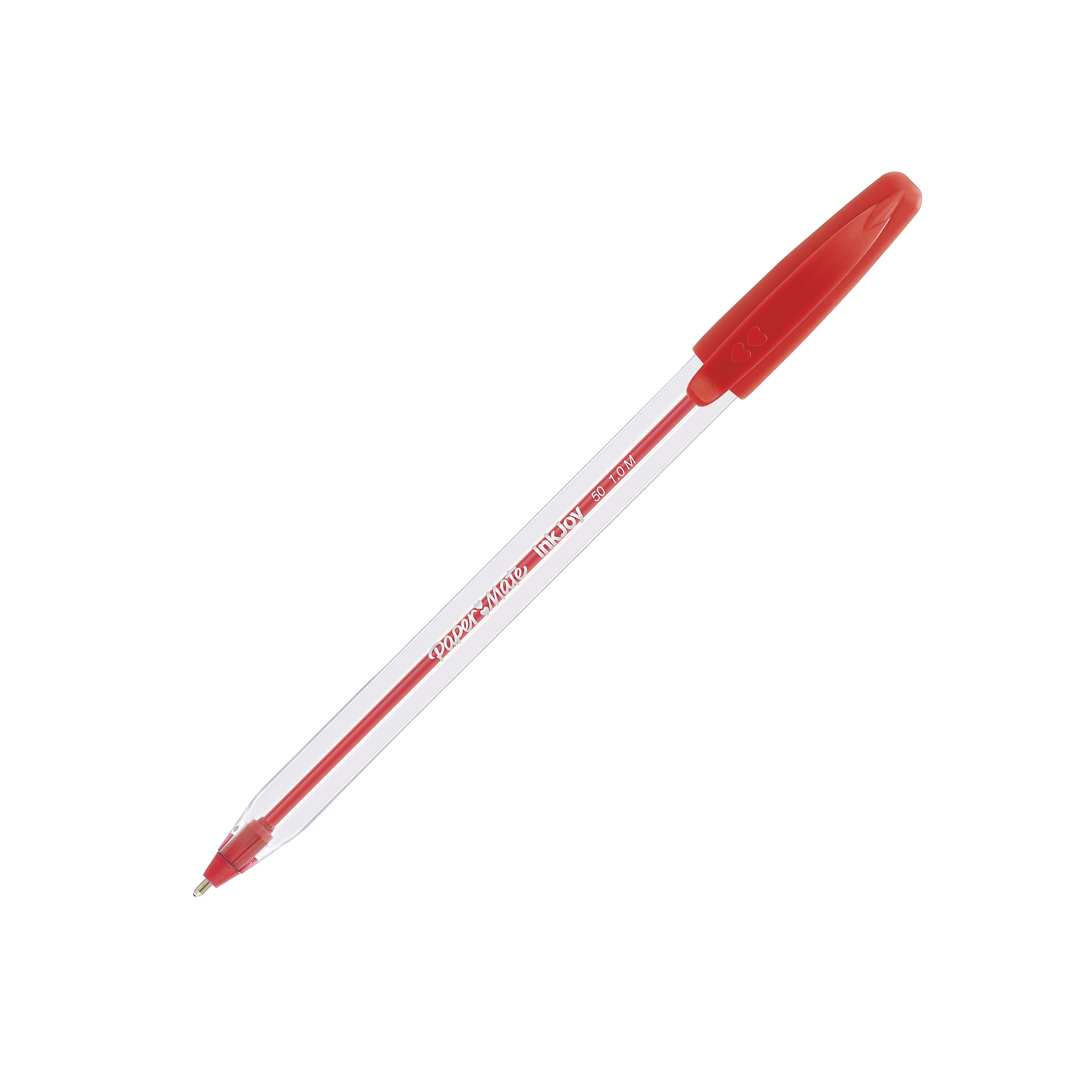 Paper Mate InkJoy 50ST Ballpoint Pens, Medium Point, 1.0mm, Red, 12