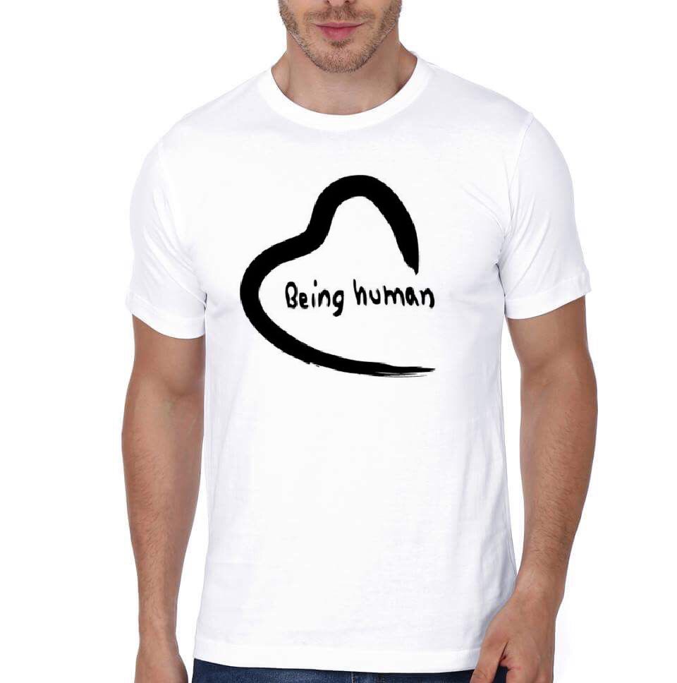Being human white t shirt Clearance