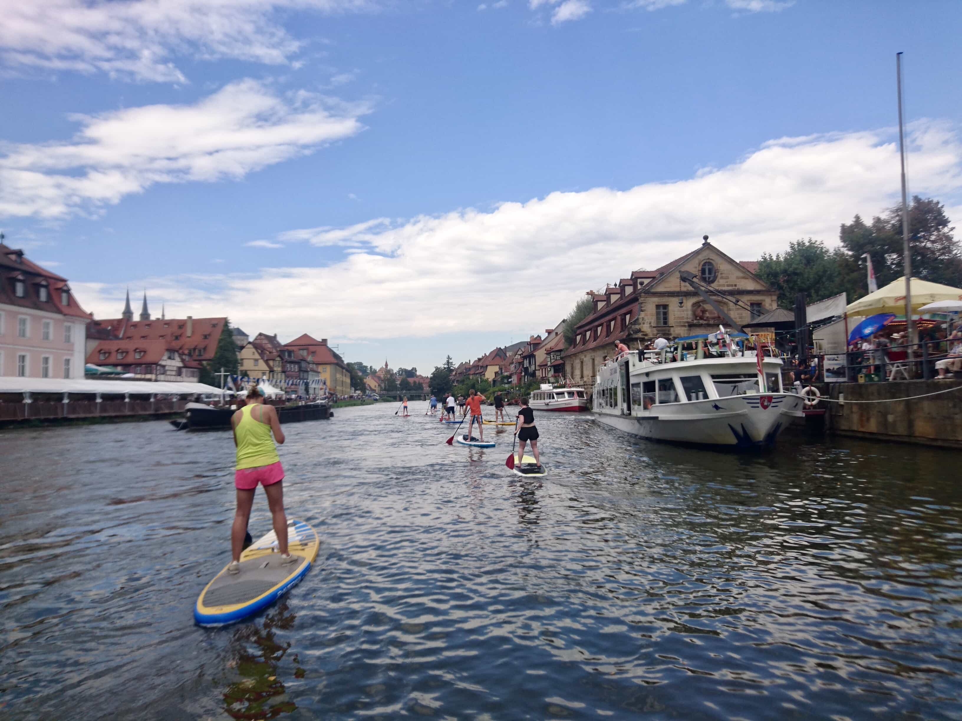 SUP Spot mietSUP Stand up Paddling Sand am Main bei Bamberg SUPscout