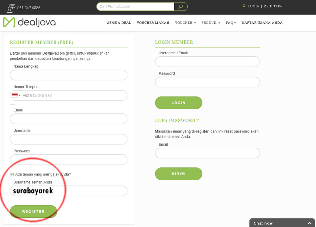 Promo Deal Java Surabaya Surabaya Rek!