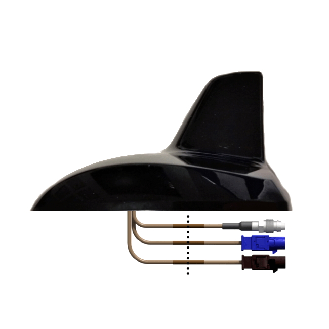 Full Covert Mercedes Shark Fin Antenna