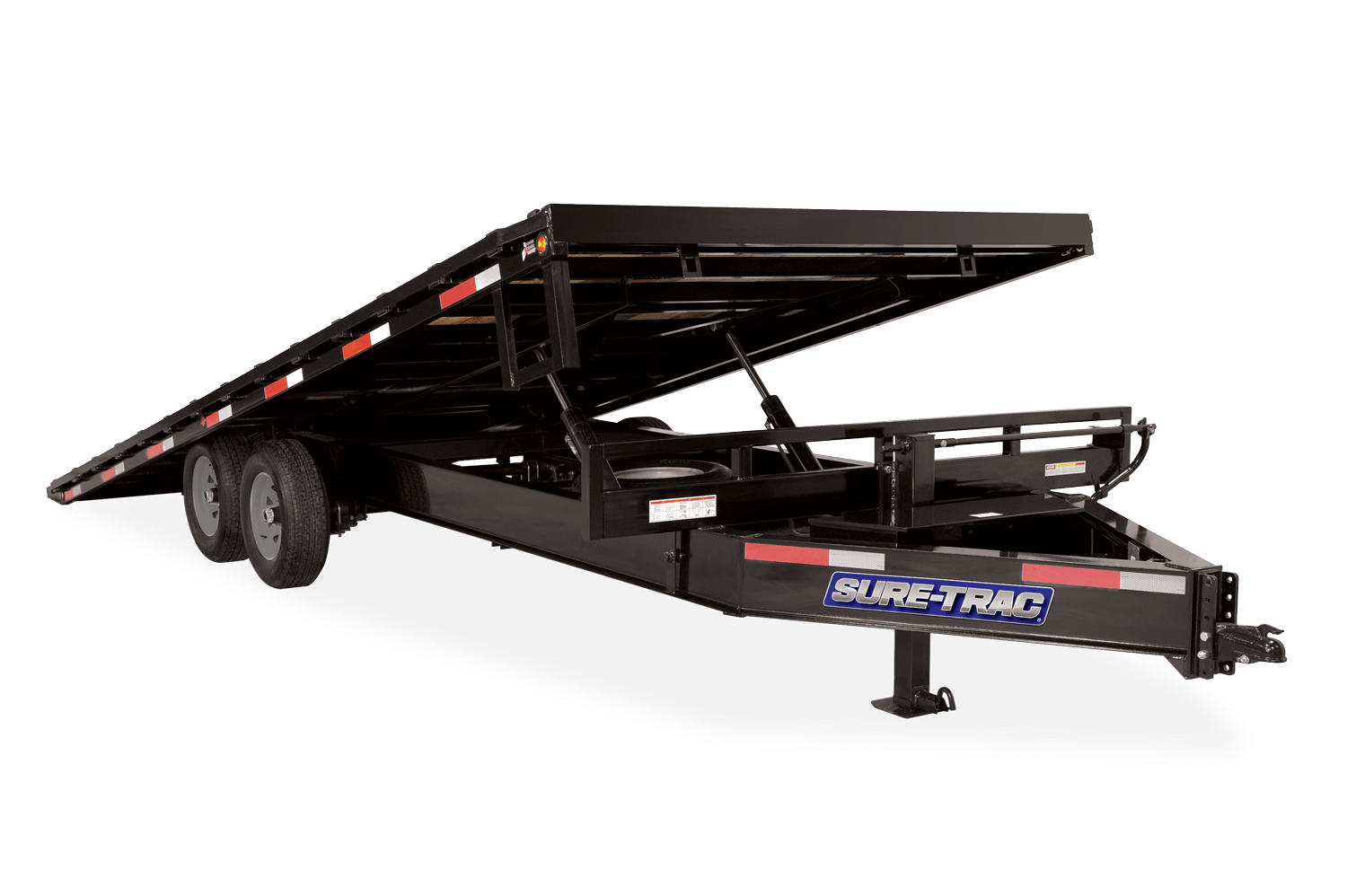 Heavy Duty Low Profile Power Tilt Deckover Trailer SureTrac