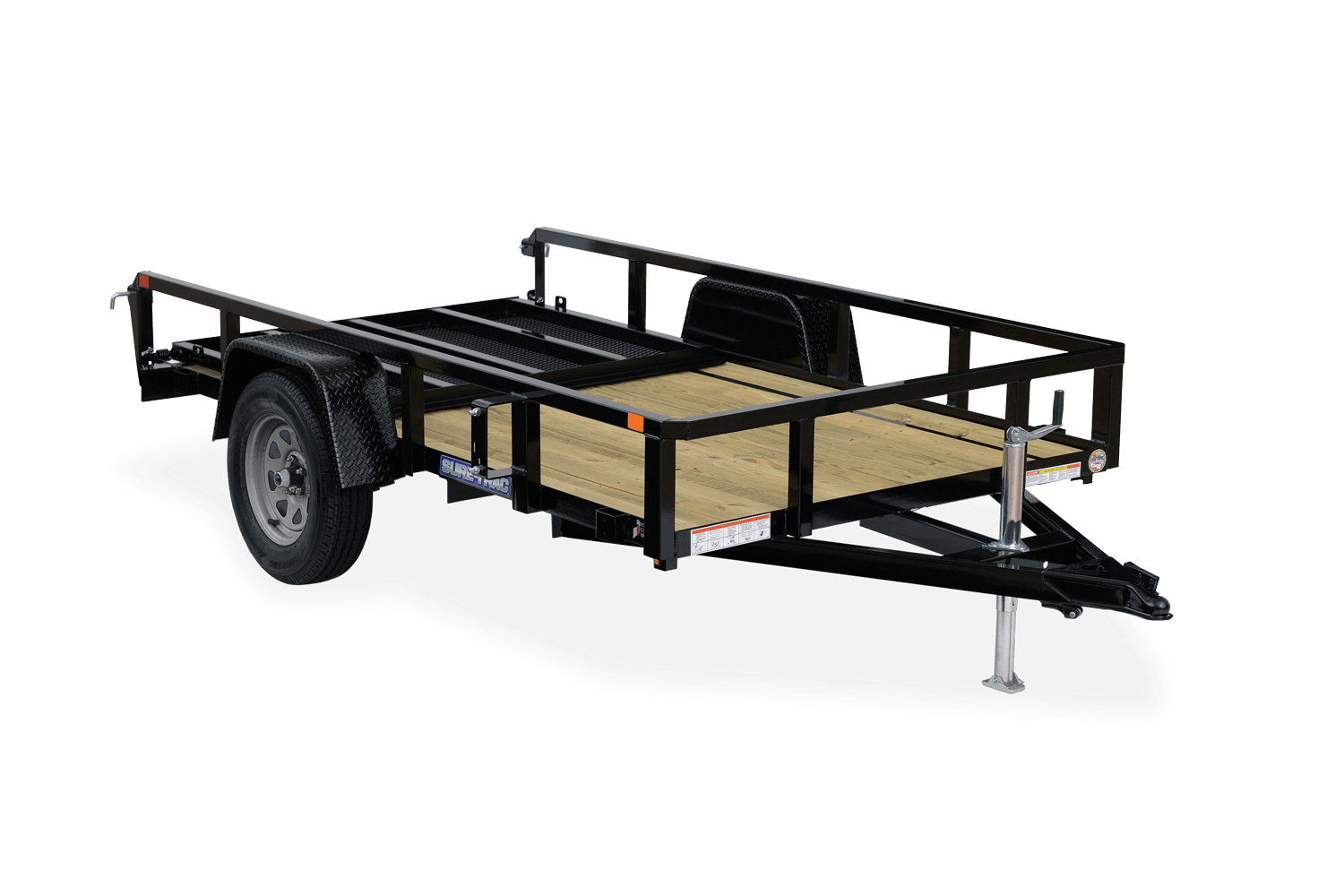 Single Axle Tube Top Utility Trailer SureTrac