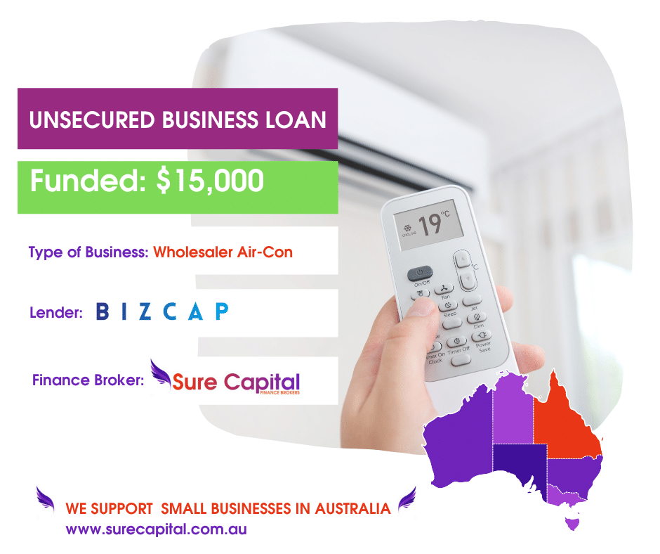 AirCon Wholesaler Loan Sure Capital Finance Broker Australia