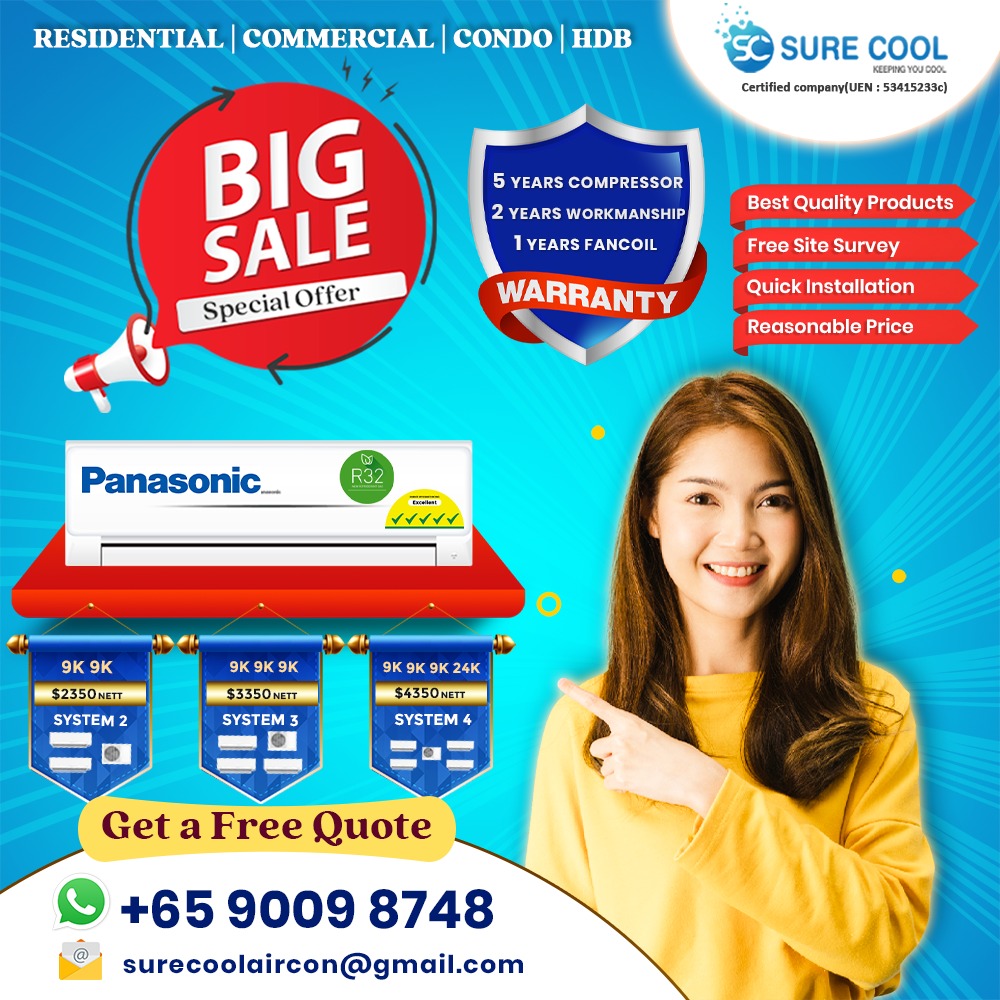 Panasonic Aircon Promotion singapore Check aircon price