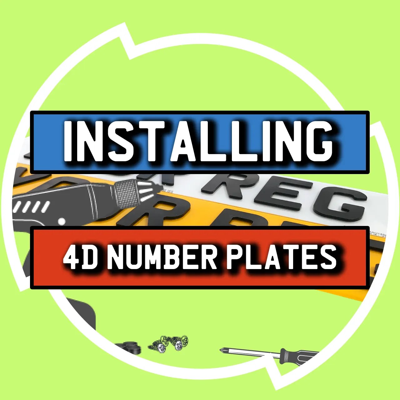 Complete Guide to Installing 4D Number Plates SurePlates