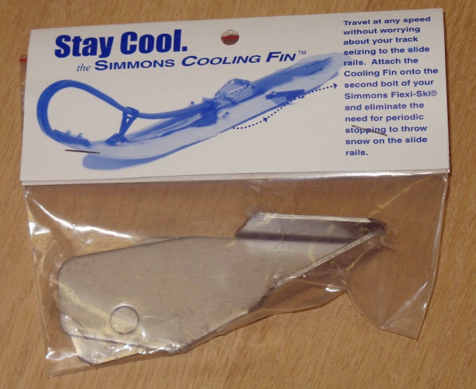 Pair of Cooling Fins for Simmons Skis SureTrac Systems, LLC