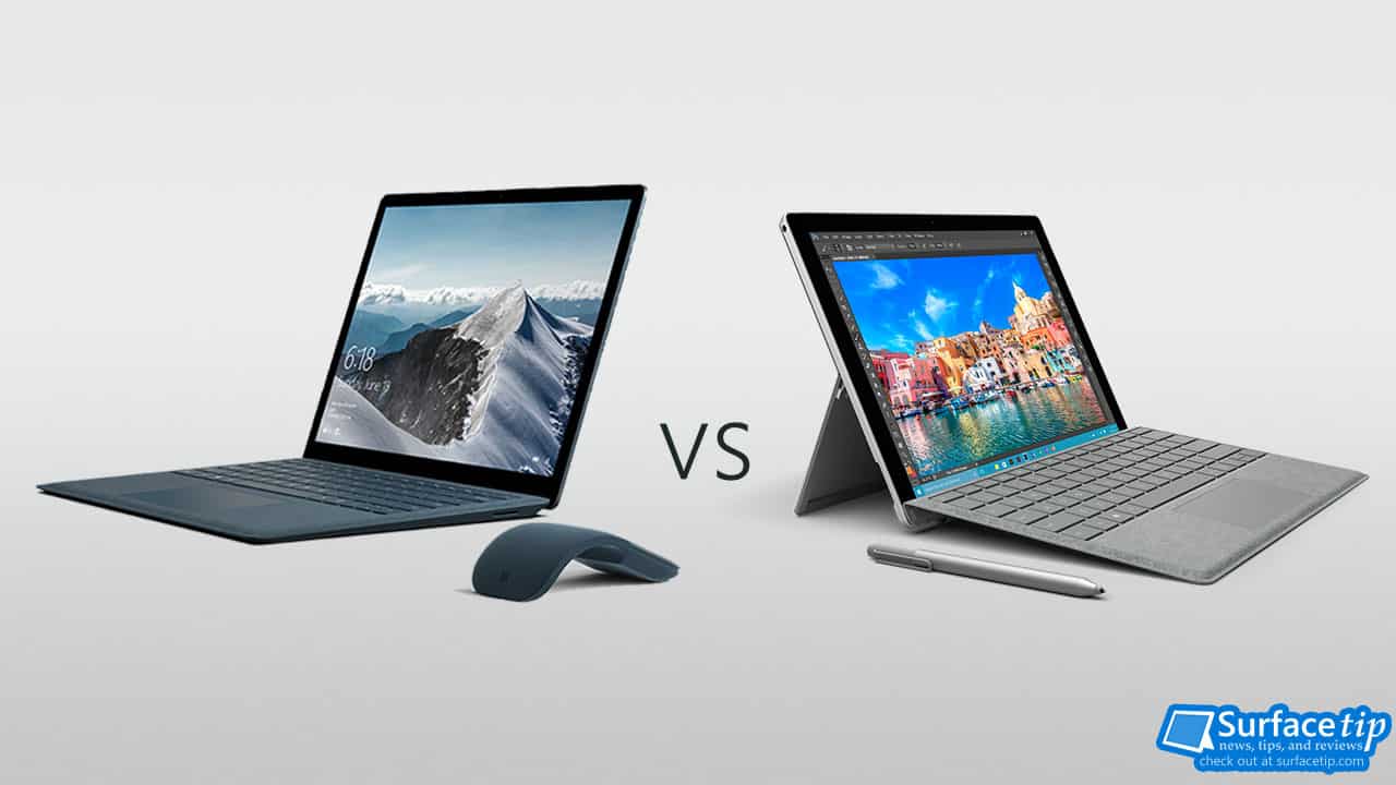 Surface Laptop vs. Surface Pro 4 Spec Comparison SurfaceTip