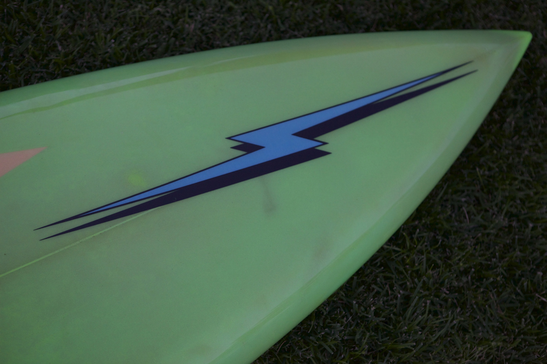 Maui Lightning Bolt by Heitor Fernandes 5’11 (early 1980s) Vintage