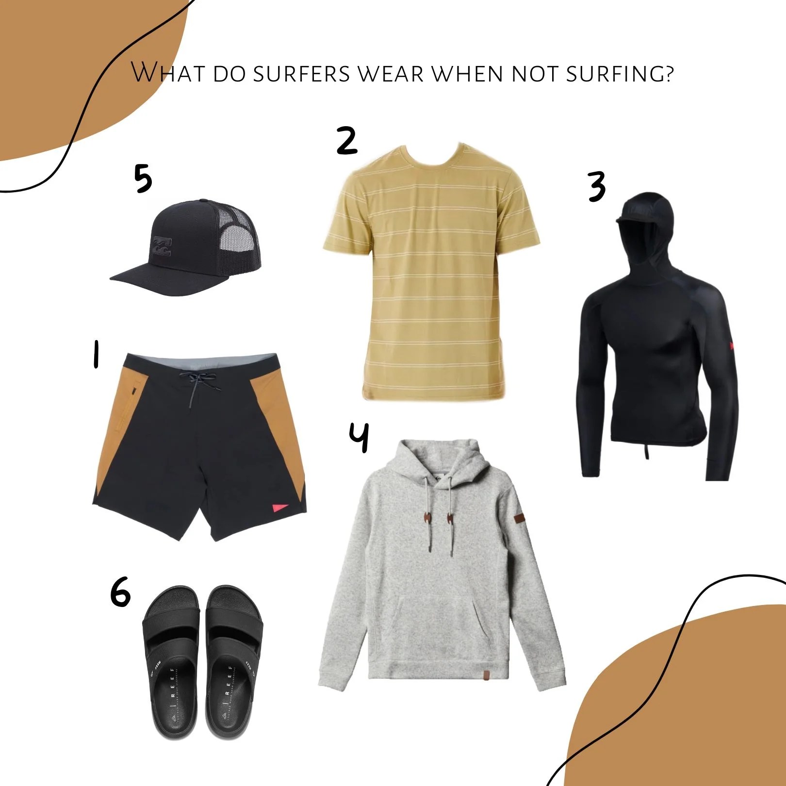 What do surfers wear when not surfing? Surf
