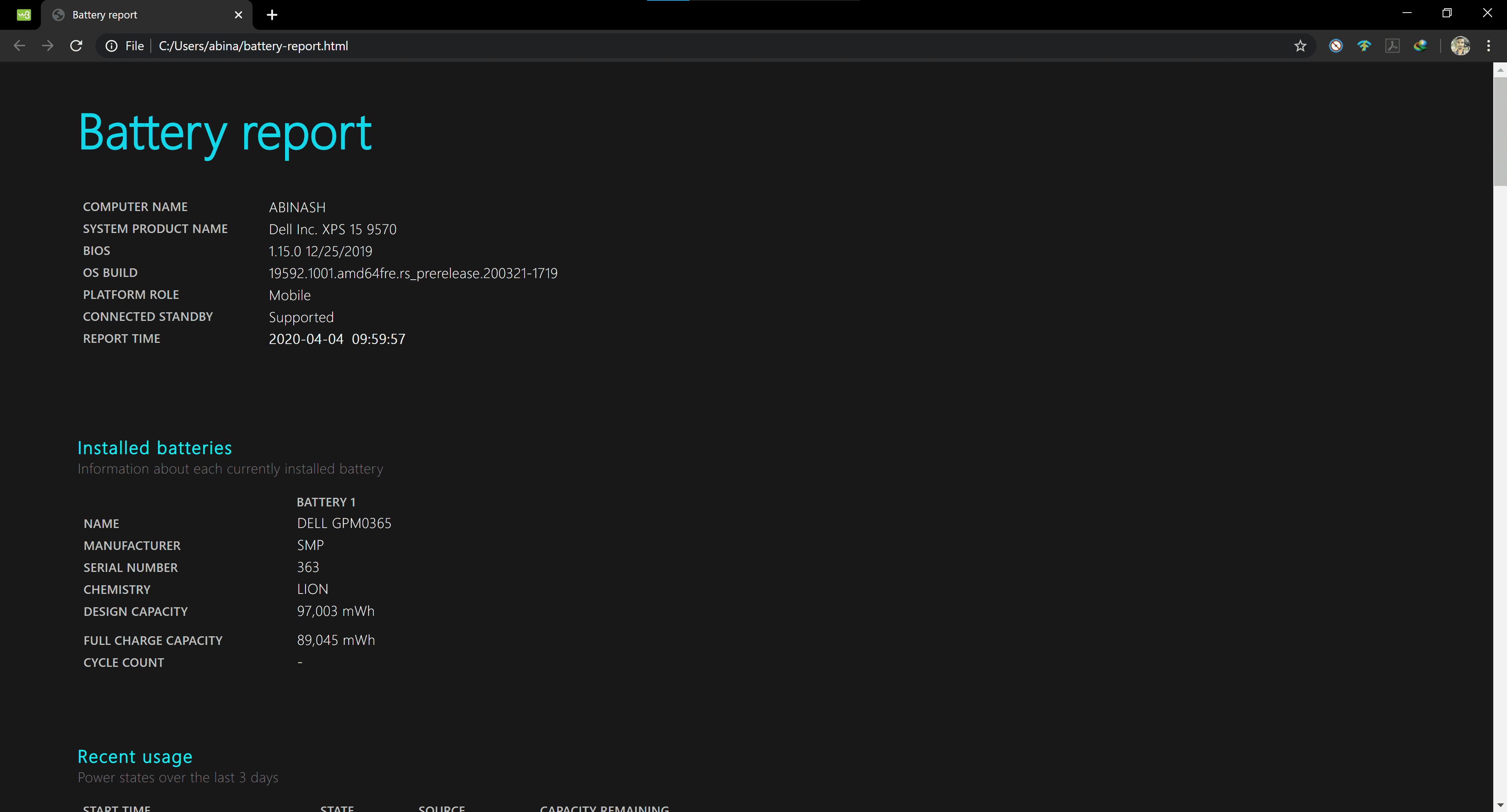 [How-To] Get Battery Report in Windows using Command Prompt – SurfDeep