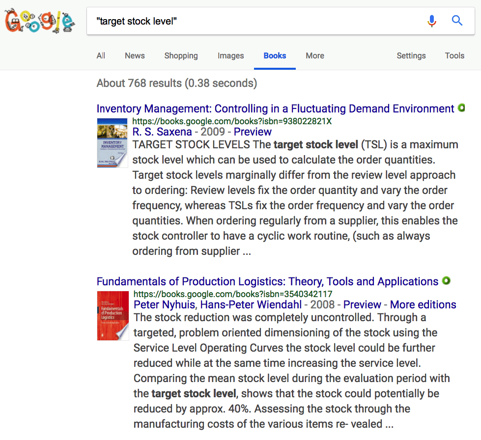 How to Best Understand The Target Stocking Level and Minimum Stock