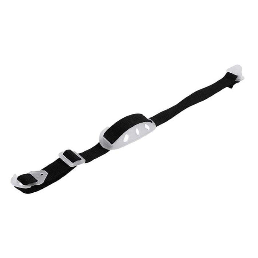 No Helmet With Chin Strap