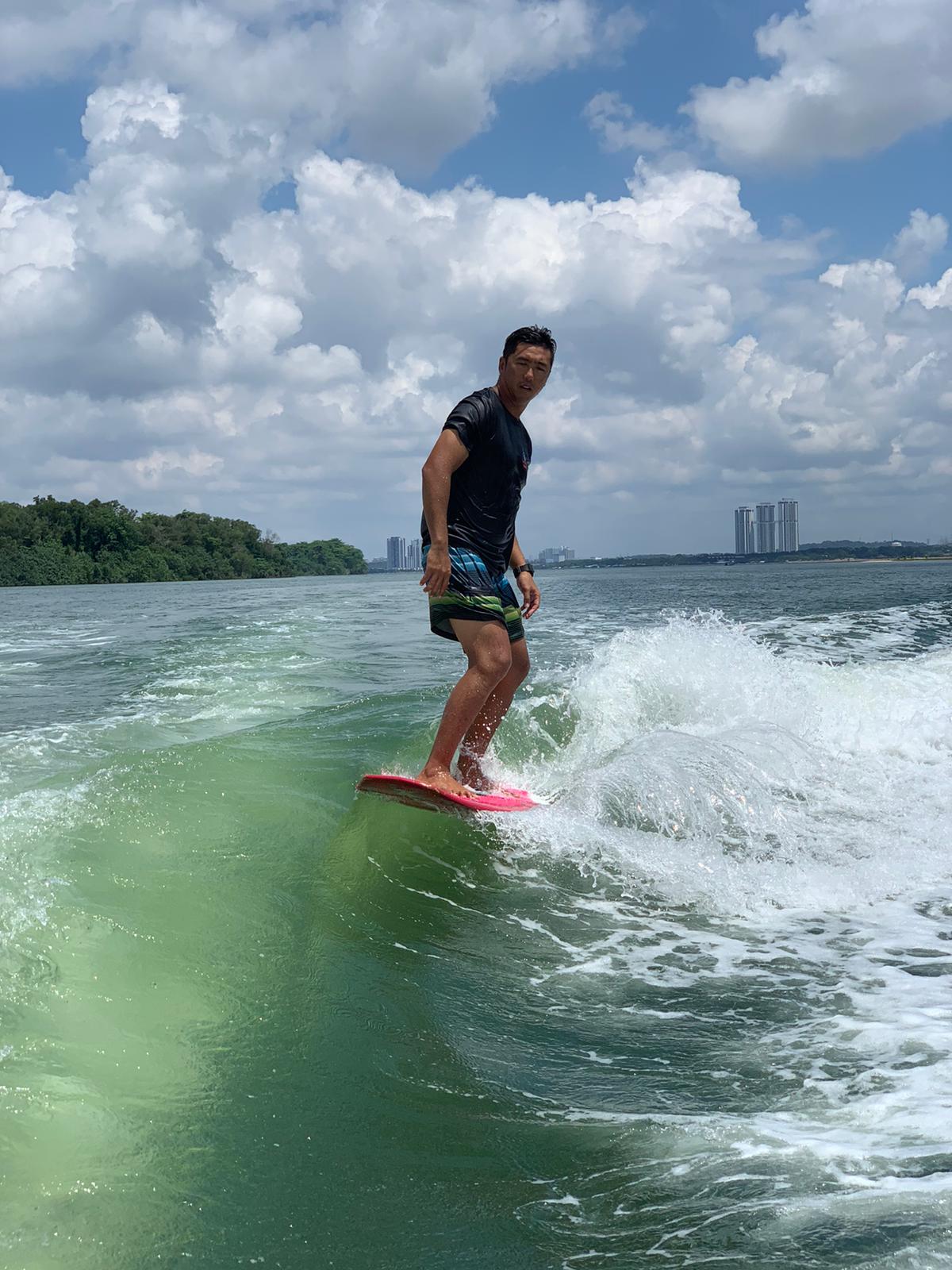 Wakesurfing Singapore Surf N Wake