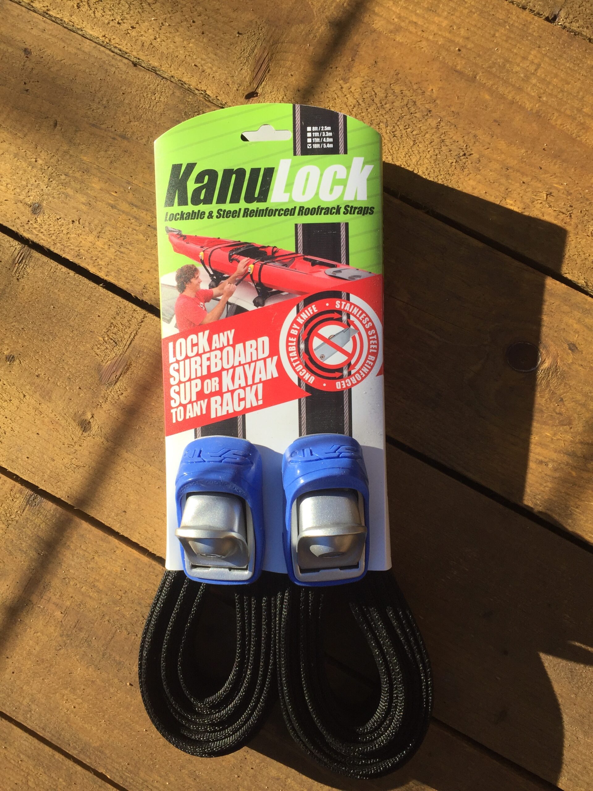 SANGLES VERROUILLABLES Kanu Lock lockable tie downs Surf Shack