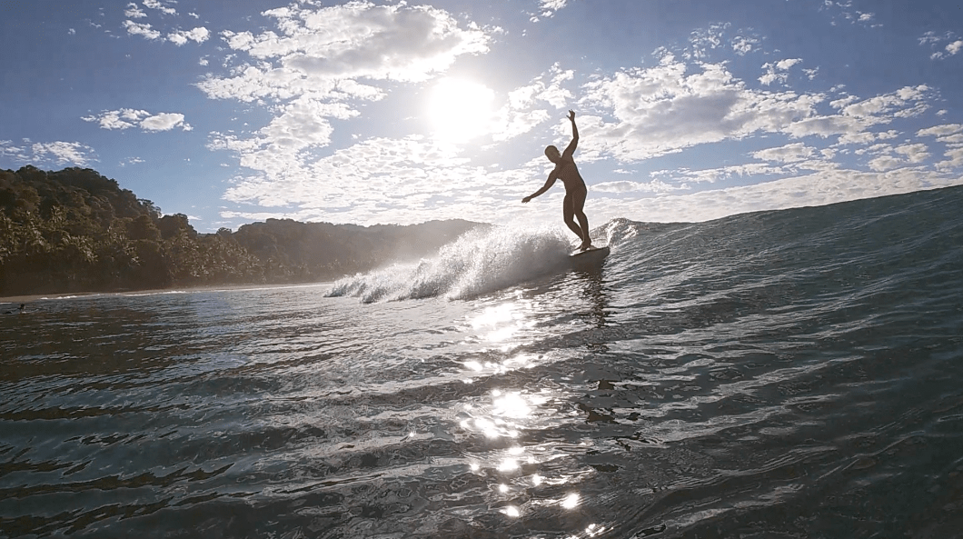 World Longboard Champ Jen Smith Surfing in Costa Rica Surf With Amigas