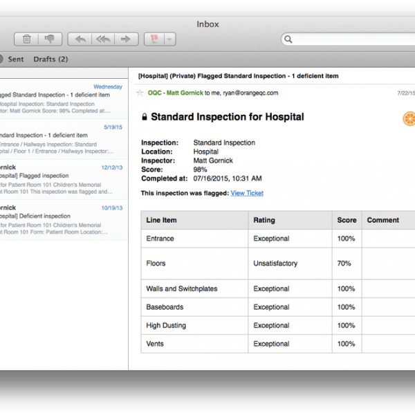 OrangeQC Janitorial Inspection Software The Surge Group