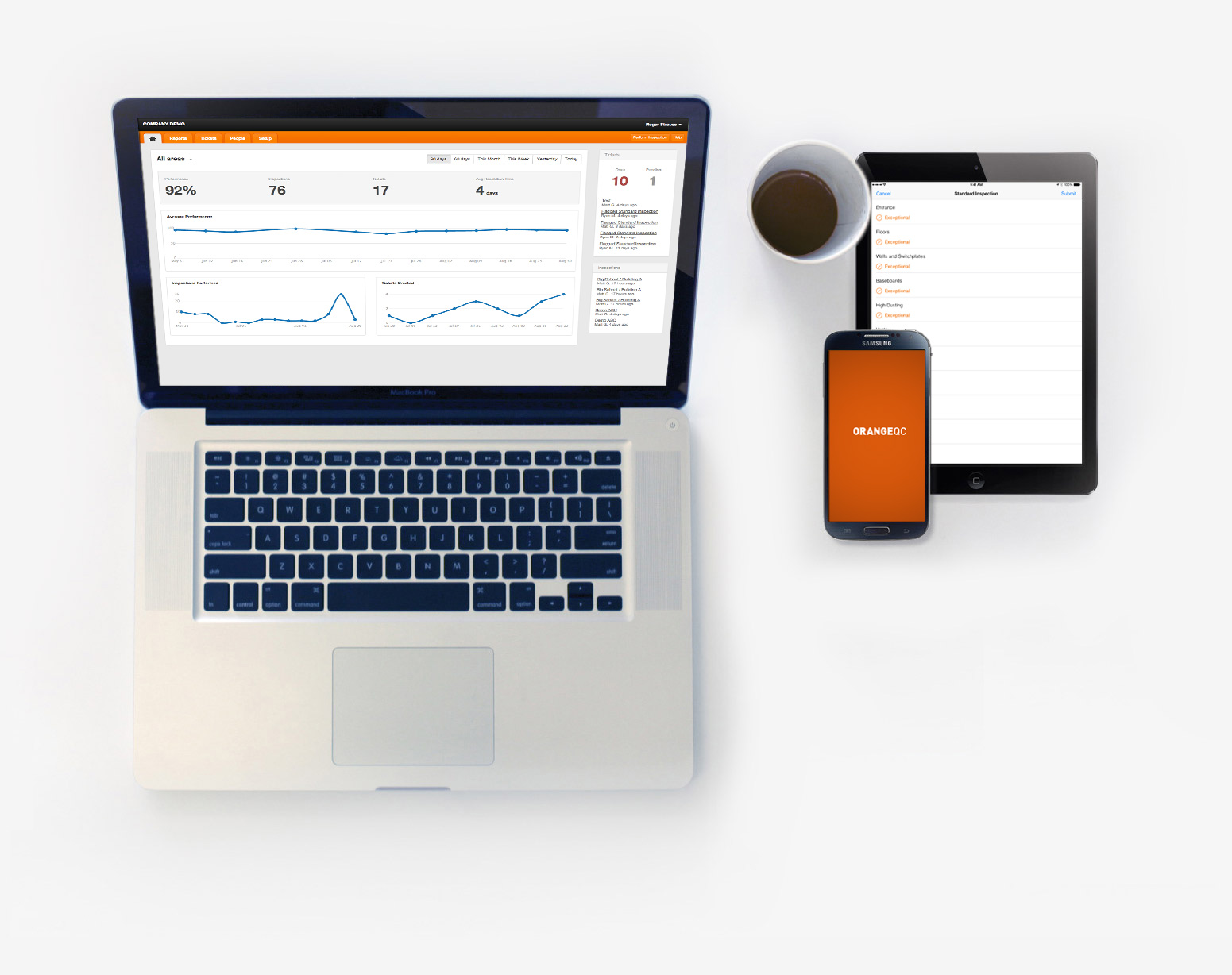 OrangeQC Janitorial Inspection Software The Surge Group