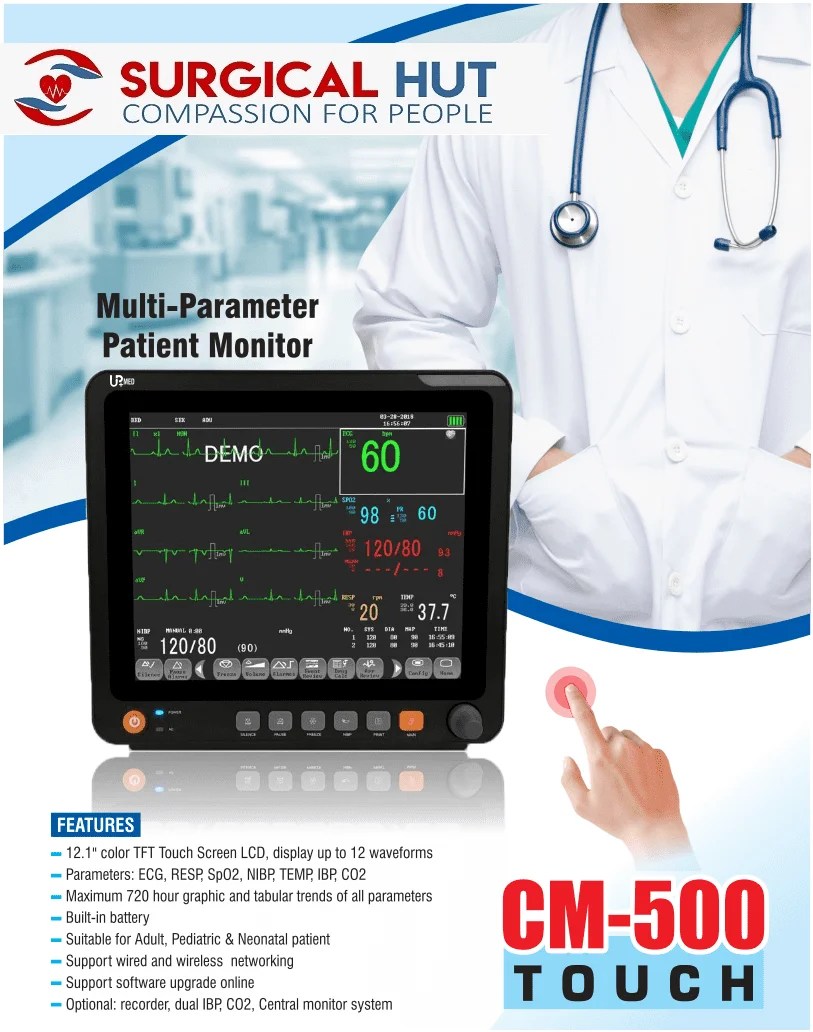Patient Monitor CM 500 Multi Parameter cardiac monitor