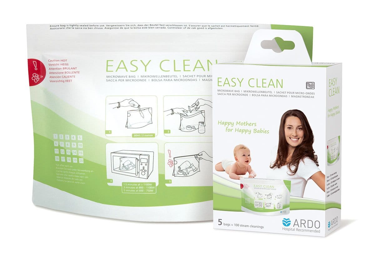 Ardo Easy Clean Microwave Steam Clean Bags (reuseable) Ardo