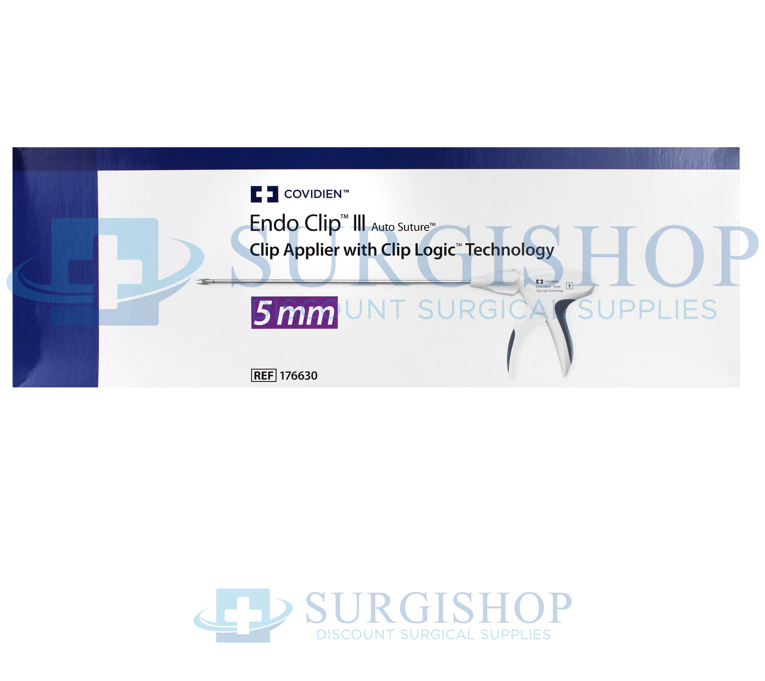 176630 Covidien Endo Clip Iii Clip Applier Clip Logic 16 Medium Large