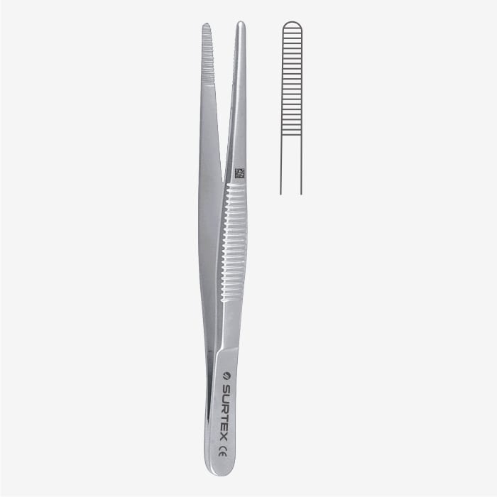 Standard Pattern Dressing Forcep Stainless Steel Surgitech