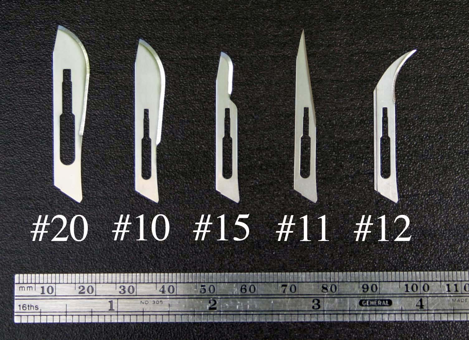 Common Surgical Blades