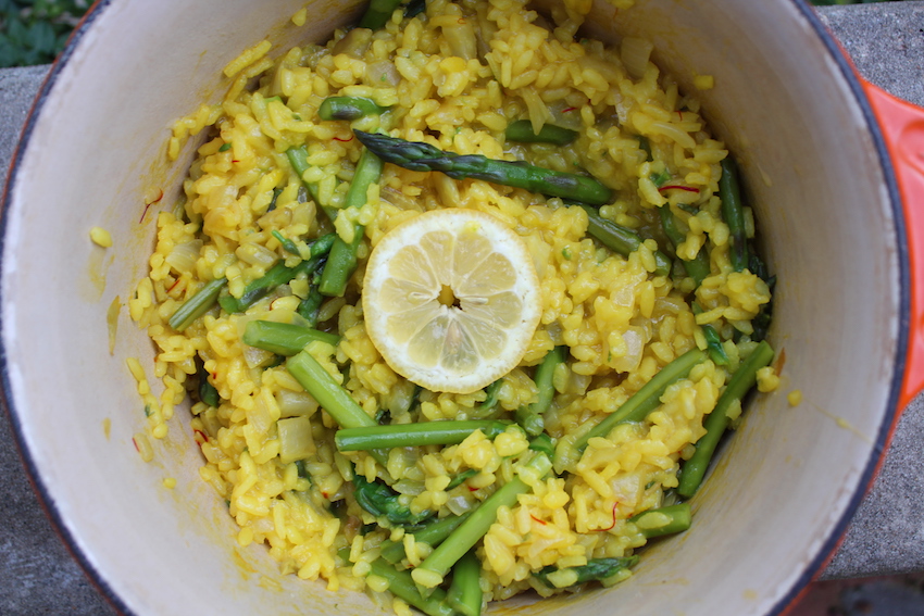 Classic Risotto with Fennel and Asparagus Sur Le PlatSur Le Plat