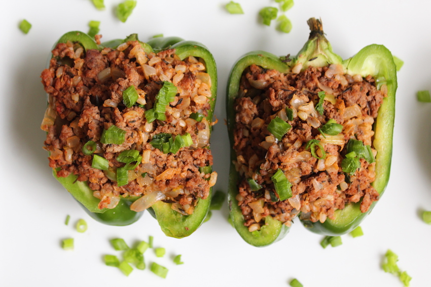 Stuffed Peppers Creole Inspired Colorful Stuffed Bell