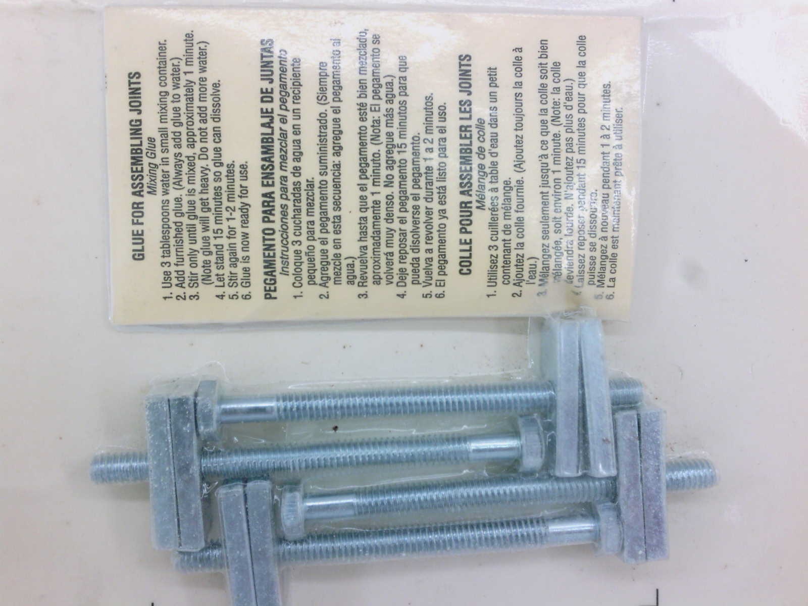 Belanger MBK VT Dimensions Silver Laminate Countertop Miter Bolt Kit