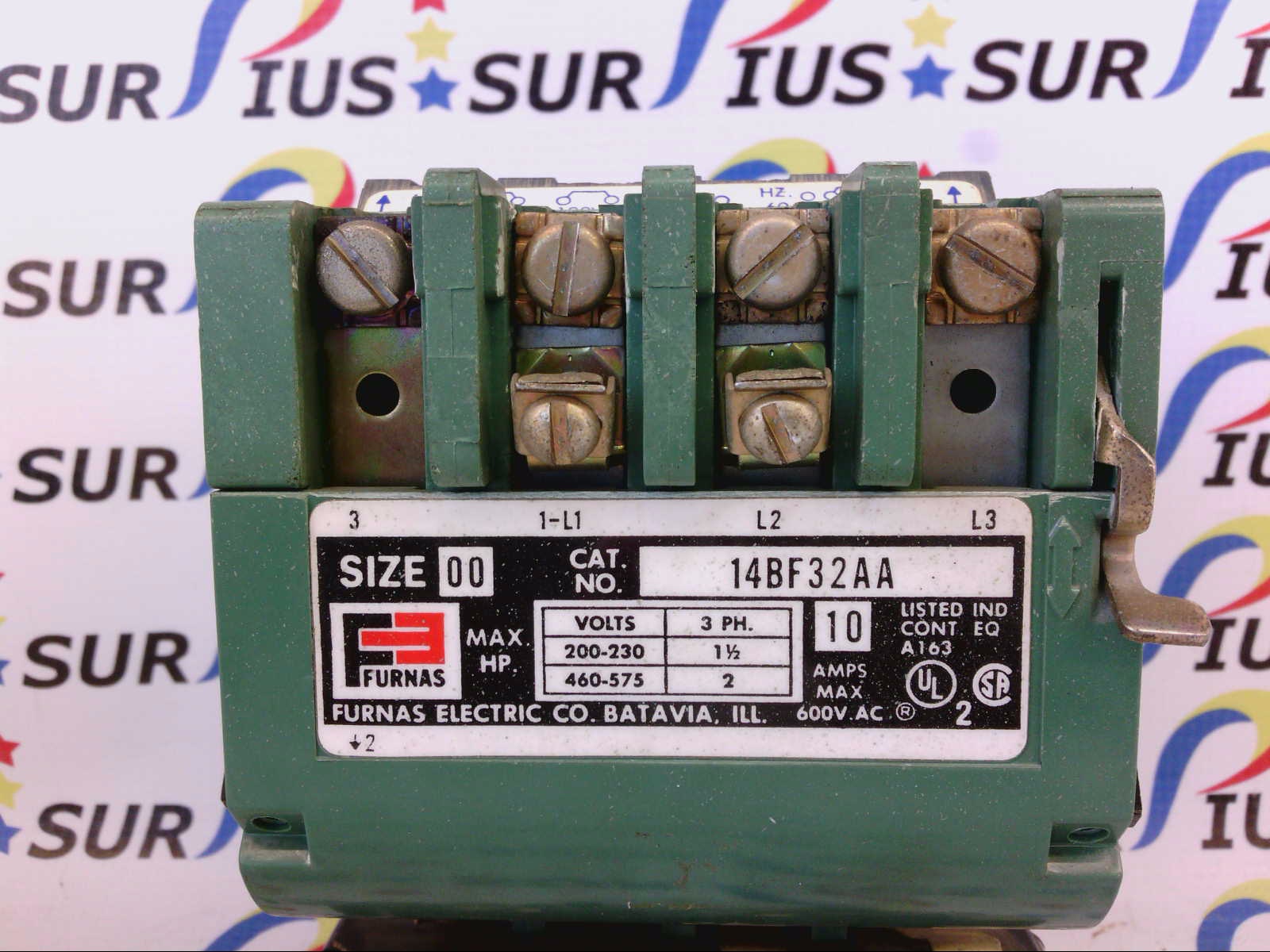 Furnas 14BF32AA 10A 10AMP MAX - Surpius