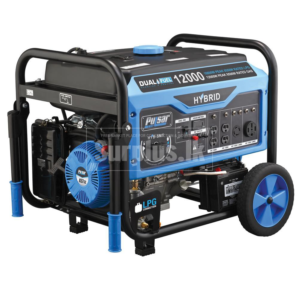 Pulsar 12,000-Watt/9,500-Watt Portable Generator – Surplus