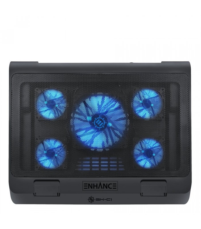 Accessory ENHANCE Laptop Cooling Stand with LED Cooler Fans