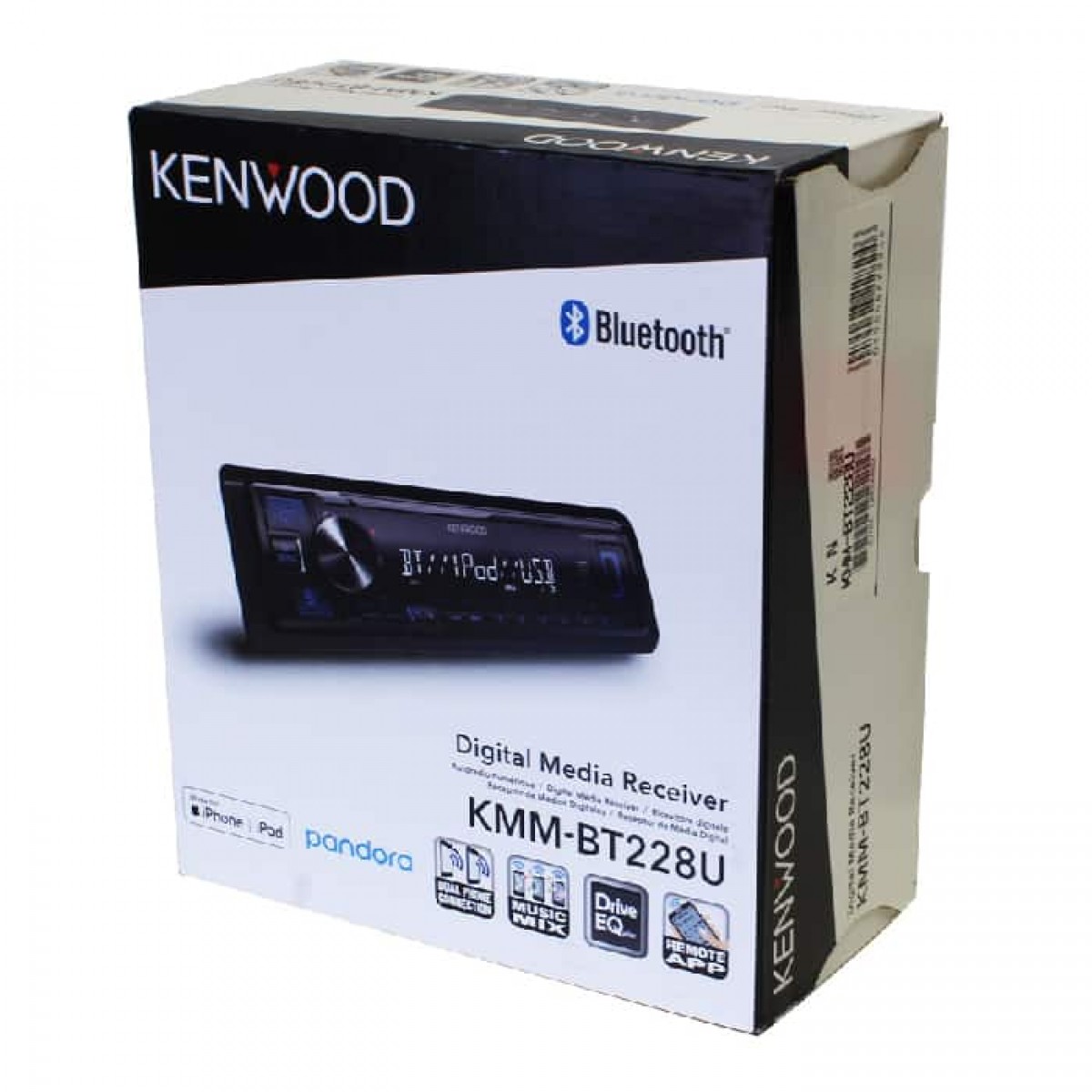 Kenwood KMMBT228U 1Din Bluetooth Car Stereo Receiver KMMBT228U