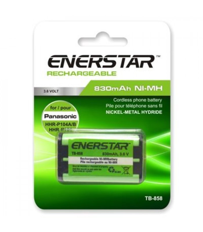 Enerstar Cordless Phone Rechargeable Battery HHRP104 3.6V 830mAH