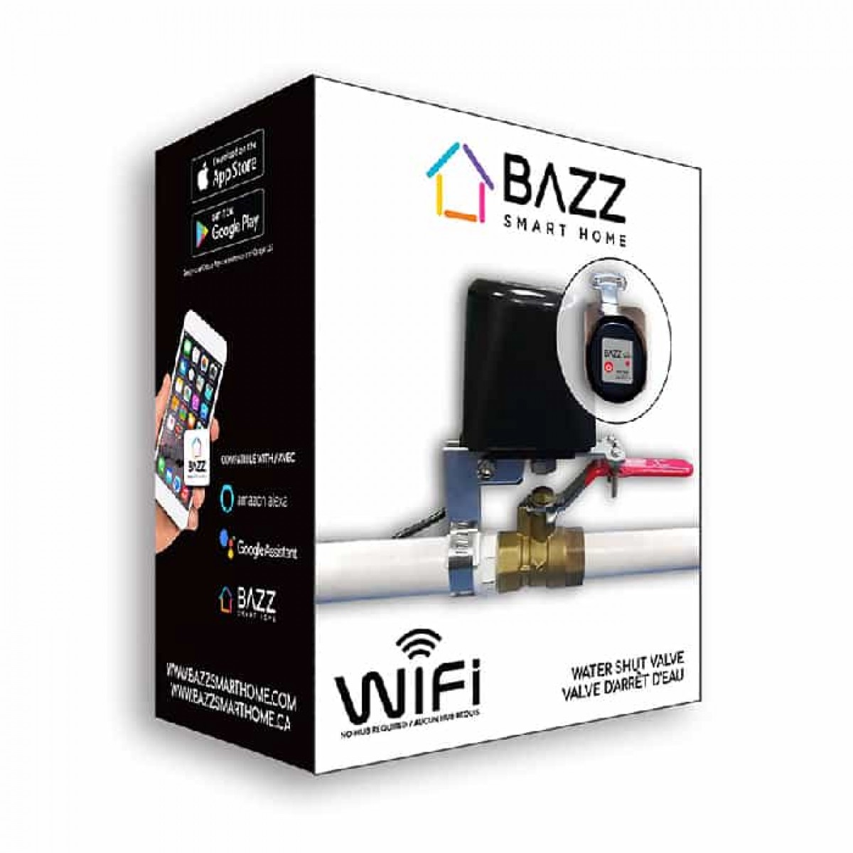 Bazz Smart Home Water Shutoff Valve 907292