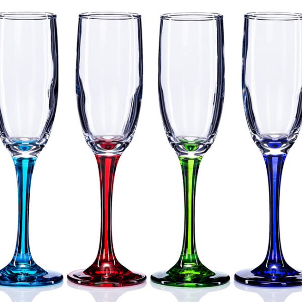 Newgrange Rainbow Prosecco Glasses Set 6 Surprises Giftware
